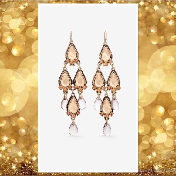 Chico’s Mia Drop Chandelier Earrings - Picture 5 of 5